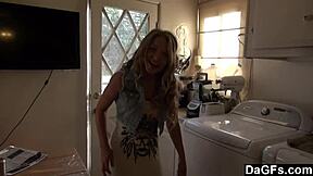 Dagfs - Hottie Teen Blonde Fucked Hard in Kitchen After Shopping!