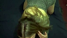 Beautiful Ass Bent Over in Sparkly Dress