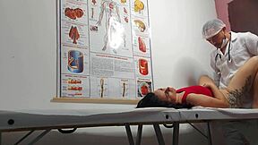 Gynecologist Fingers Ass Then Fucks Patient