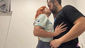 leaked video of teen giving in school bathroom with ripped clothes