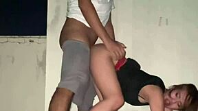 Getting slutted out on top of a building outdoors, 'do you like deepthroat?'