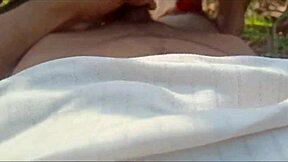 desi wife deepthroats father-in-law in outdoor double blowjob