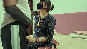 Newly married girl doggy style sex with first wedding night 😍