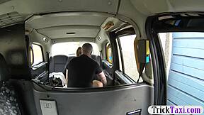 Sexy Blonde Passenger Gets Drilled By Pervert Driver Outdoors With Monster Cock.