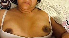 Latina Wife Licks Pussy Before Doggy Fucking On Bed