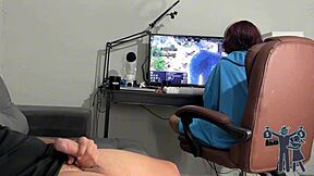 she says 'suck my latina pussy' as i risk exposing monster cock