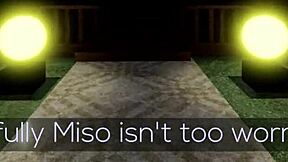 Misos rude awakening turns into a nasty blowjob in Roblox tale