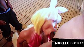 Ebony Bunny Confusing Big Black Cocks?