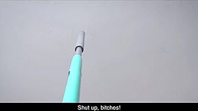 Russian Lesbian Slut Caught And Fucked By Landlord!