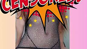 Sol Megan Fire's Real Strip Tease In Sheer Lingerie With Clothes Ripping