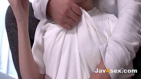 Innocent School-Girl with Huge Melons Seduces Two Kinky Teachers