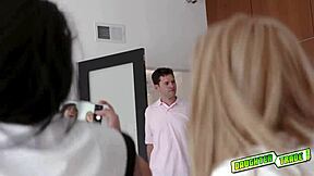 oh my god, these horny teens are deepthroating monster cocks like pros!