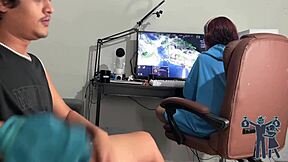 she says 'suck my latina pussy' as i risk exposing monster cock