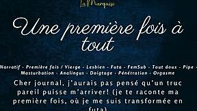 French Audio Porn Explores Futanari First-Time Experience