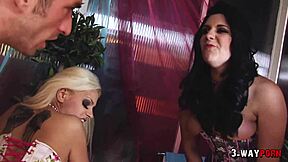 3 Way Porn - Amazing 3some With Blonde And Brunette Featuring Big Tits And Group Sex