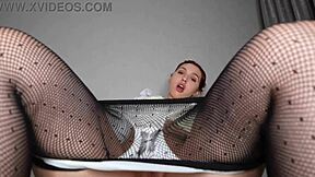 I fucked the impudent teacher and came on her glasses.