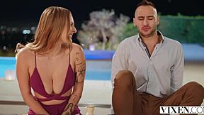 Vixen Curvy Beautiful Blonde Angel Young 18+S Gets Stretched Out By Friends Big Dick