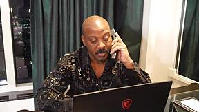 Marie Daily Deepthroats Big Black Cock in Lingerie with Mysterious