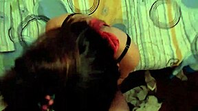 Latin Girl Bent Over for Homemade Anal Cumshot