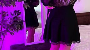 Gorgeous Mature Spanks in Sexy Garter and Heels