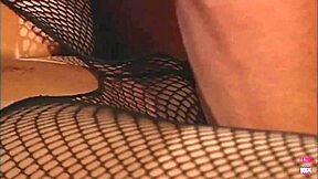 wow, blonde radio host seduces husband with stockings and leather!