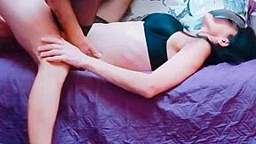 Deep Hard In Stockings And On Knees