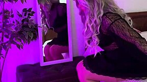 Gorgeous Mature Spanks in Sexy Garter and Heels