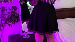 Gorgeous Mature Spanks in Sexy Garter and Heels