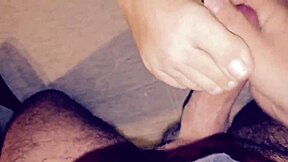 Jessica Delivers a Special Footjob in Heels