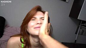 Hard Anal Sex Creampie With Sex Toy And Cumshot On Red-Haired Beauty