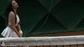 Anissa Kate Tennis Court Anal Fuck With Blowjob And Big Tits