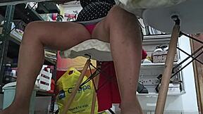 Sister-In-Law Doing Homework