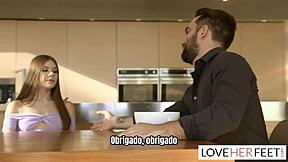 Stepfather Desires Winter Spice in Snowy Fetish Scene