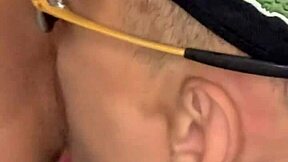 caught her bathing and dove into her pussy 😏