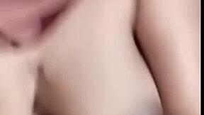 housewife uses dildo in cheating video call