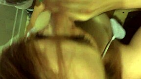 hottie sasha sucks out all my load with her big tits bouncing during this amateur facial.