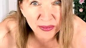 stepmom seduces stepson with striptease blowjob cumshot on huge boobs