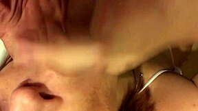 hottie sasha sucks out all my load with her big tits bouncing during this amateur facial.