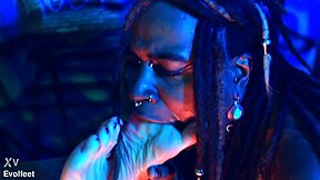 Lesbian Heel Play and Foot Domination with Spitting, Gagging, Choking, and Deepthroat on Natural Tits