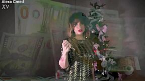 Tattooed Goddess Humiliates Submissive with Big Tits Domination