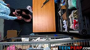 hey, check skater babe lucia rossi paying her dues with hardcore riding in garage mess