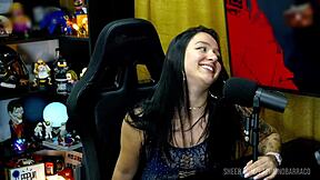 bi mejia put her tits out and asked ruan to squeeze them nice she got wet moaning horny 😍 - popum in shack