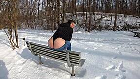 Arctic Milf Shows Whaletail Ass