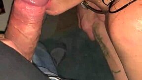 smoking blowjob in shower with neighbor's skinny wife