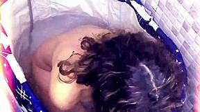 Amysexxxjuguetona Intensely Toys Her Wet Pussy In The Bathroom While Neighbor Listens To Her Moans