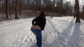 Arctic Milf Shows Whaletail Ass