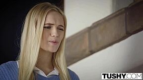 Beautiful Blonde Alex Grey's First Anal Gaping