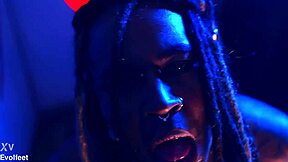 Lesbian Heel Play and Foot Domination with Spitting, Gagging, Choking, and Deepthroat on Natural Tits