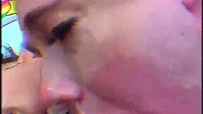 Sloppy blowjobs with deepthroat gagging and choking