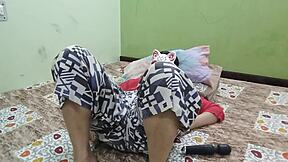 Boyfriend Shaves Friend's Pussy For Sex